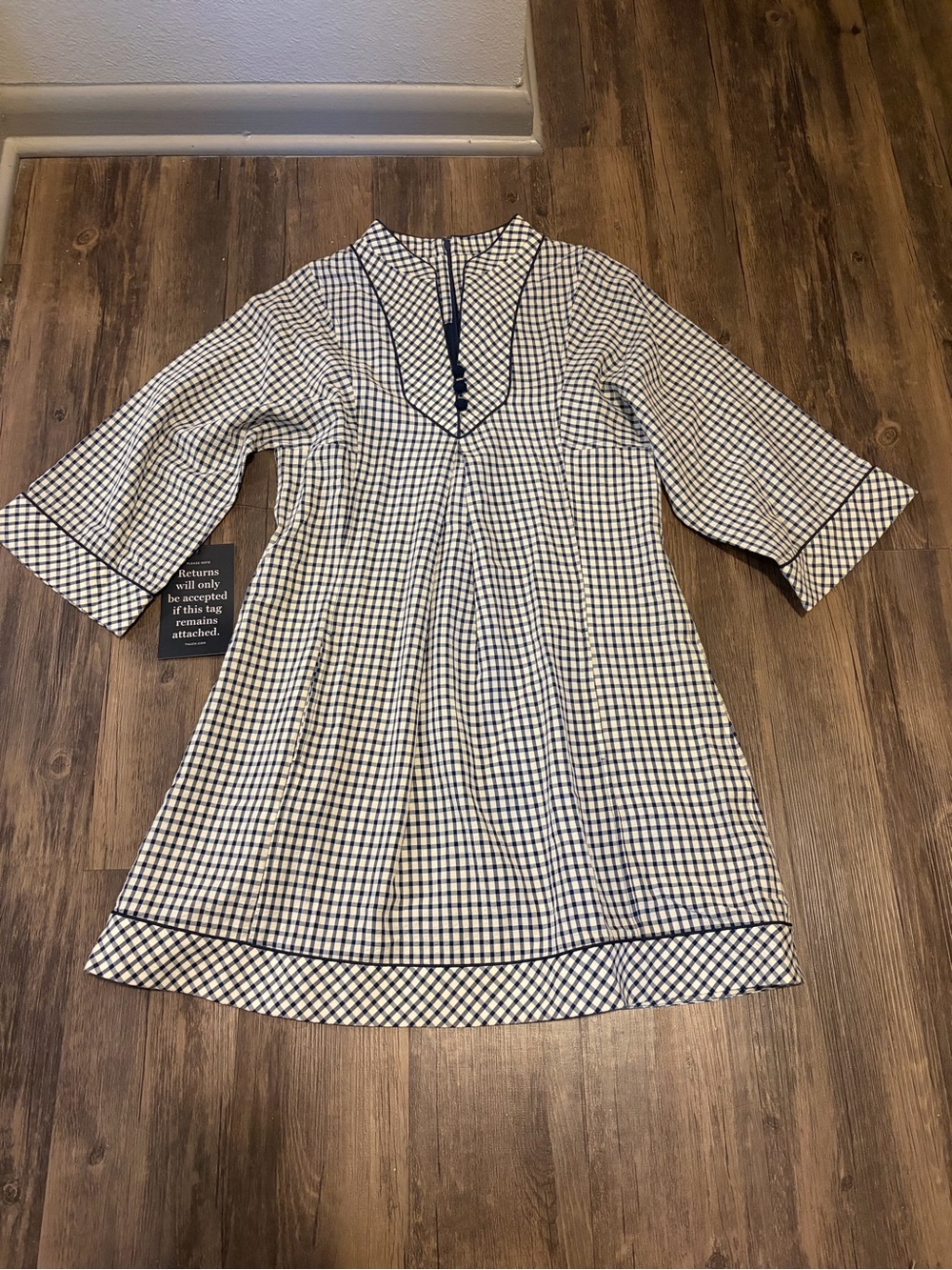 NWT Pomander Place Gingham Dress XS